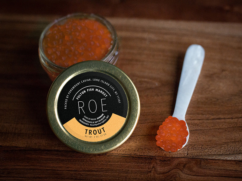 Buy Trout Roe Online | Fulton Fish Market - Seafood Delivery