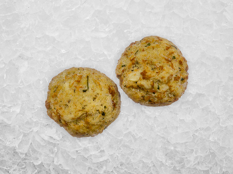 Signature Crab Cakes on Ice