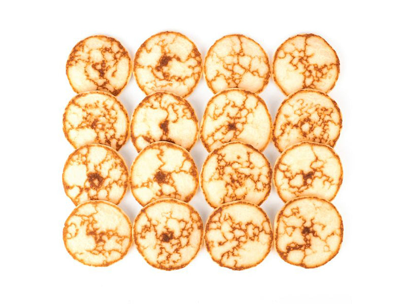 Blinis on White Background