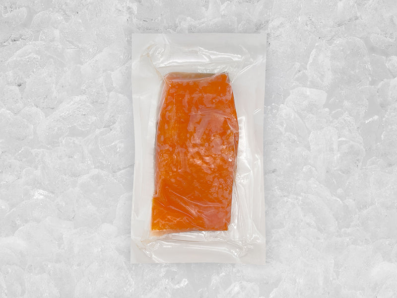 Arctic Char Portion Bacl of Package on Ice