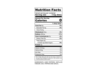 Fulton Fish Market Shellfish Hot Sauce Nutritional Information