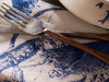 Detailed Image of Blue Lobster Dinner Napkins