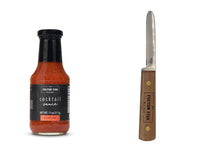 Fulton Fish Market Cocktail Sauce and Clam Knife