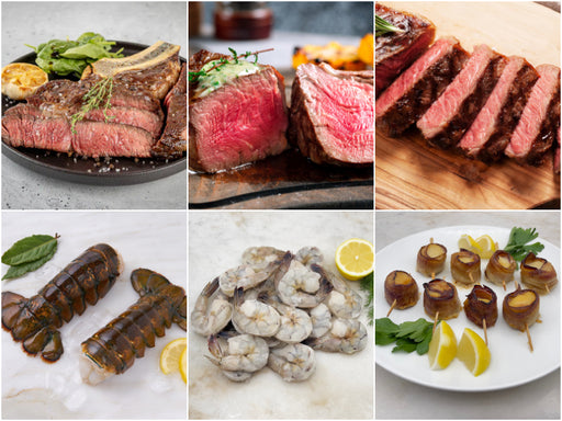 Surf & Turf Stock Up Bundle Collage