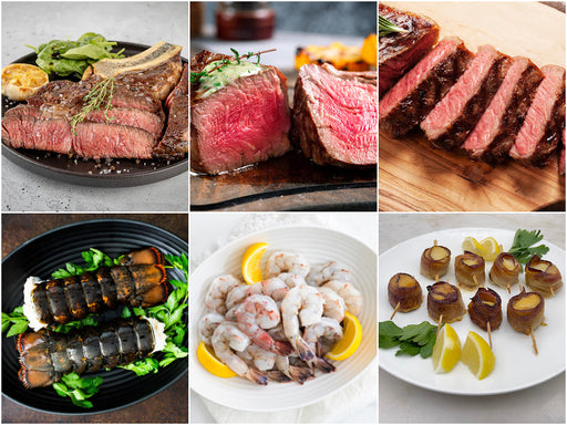 Surf & Turf Stock Up Bundle Collage