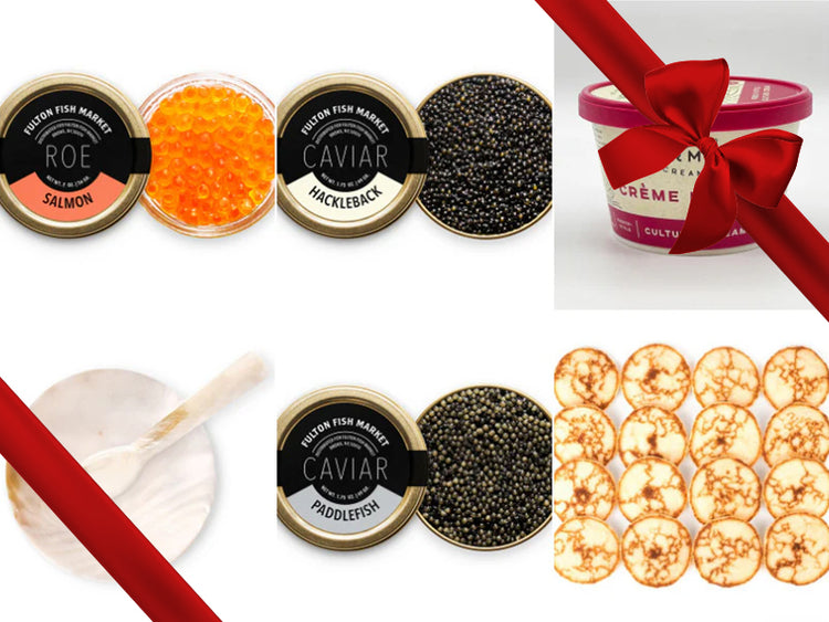 Domestic Caviar Bundle with Gift Ribbons