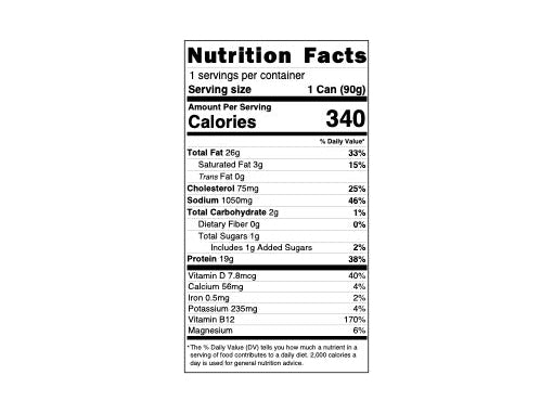 Fishwife Smoked Salmon with Fly By Jing Chili Crisp Nutrition Facts