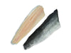 Rainbow Trout Fillets on White Background
