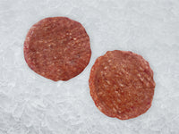 Raw Pat LaFrieda Dry-Aged Burgers on Ice