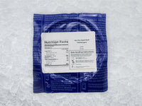 Pat LaFrieda Dry-Aged Burgers Back of Package on Ice