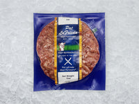 Pat LaFrieda Dry-Aged Burgers Front of Package on Ice