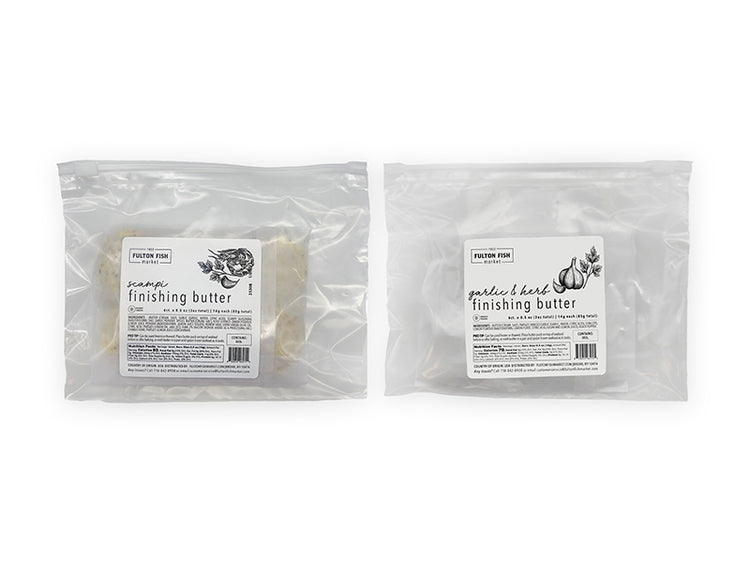 Fulton Fish Market Finishing Butter Bundle front of packages on white background