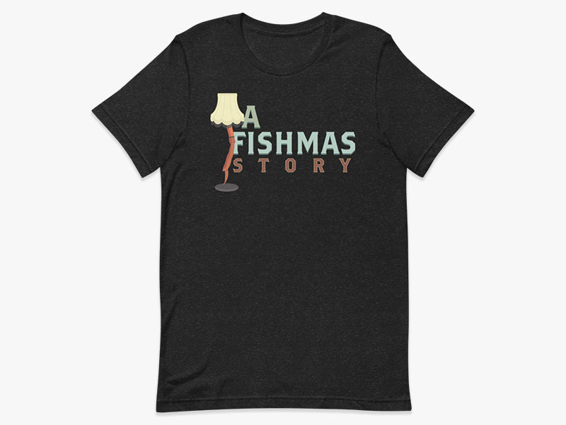A Fishmas Story T-Shirt in Heather Black