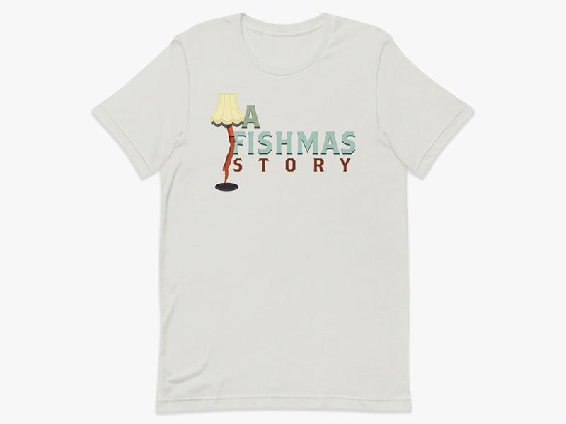 A Fishmas Story T-Shirt in Silver