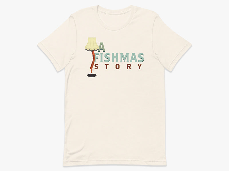 A Fishmas Story T-Shirt in Vintage White