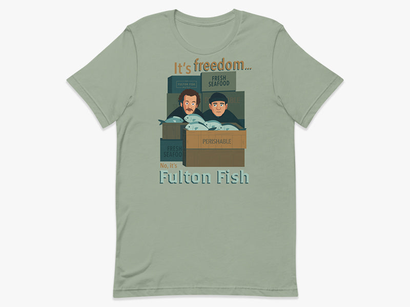 No, It's Fulton Fish T-Shirt in Sage