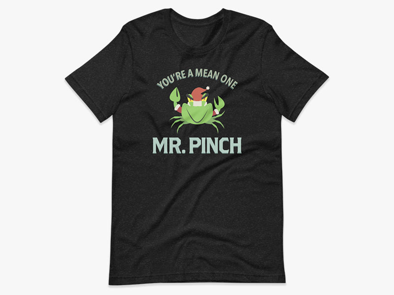 Mr. Pinch T-Shirt in Black Heather