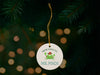 Mr. Pinch Beige Ornament with Christmas Tree Background