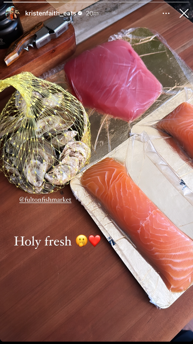 Screenshot of Instagram Post by @kristenfaith_eats