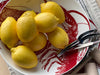 Lemons in Lobster Wide Serving Bowl