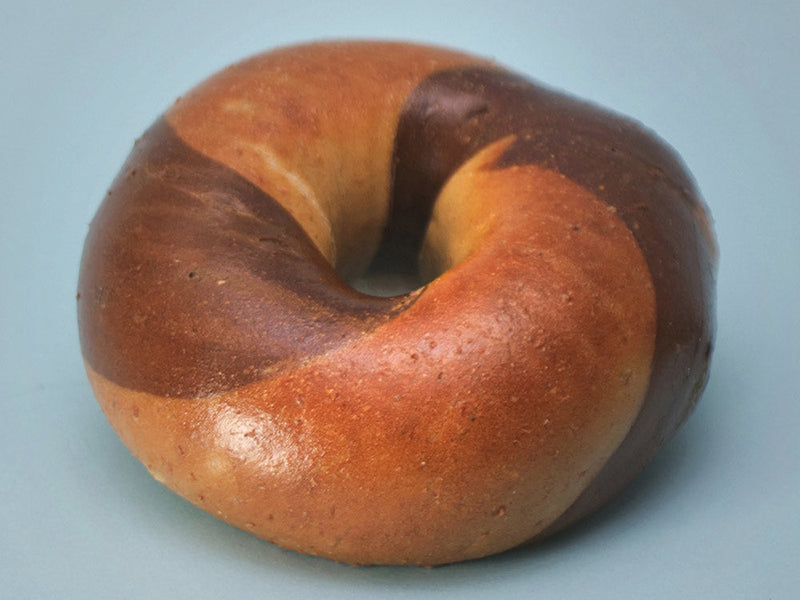 Single Marble Rye Bagel