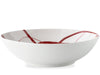 Side View of Lobster Wide Serving Bowl on White Background