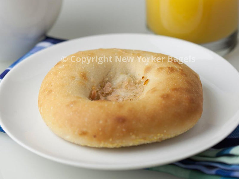 Bialy on Plate