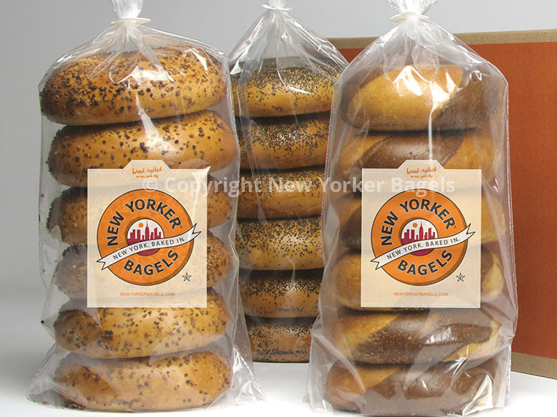 Packages of Bagels from New Yorker Bagels