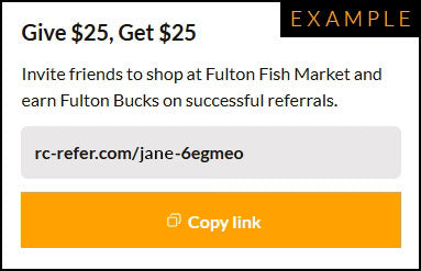 Friend Referral Code Example