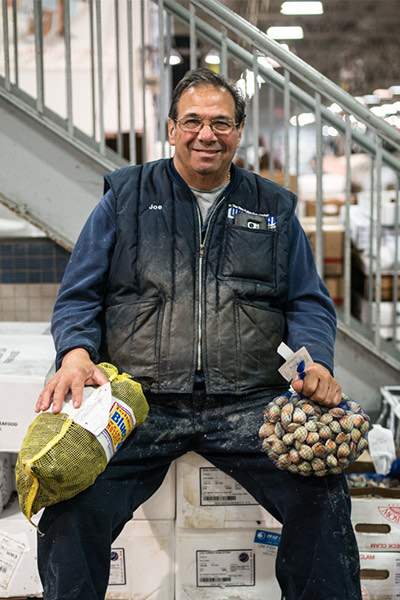 Fishmonger with Shellfish