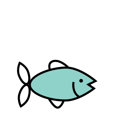 Blue Fish Graphic