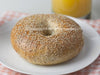 Close Up Sesame Bagel