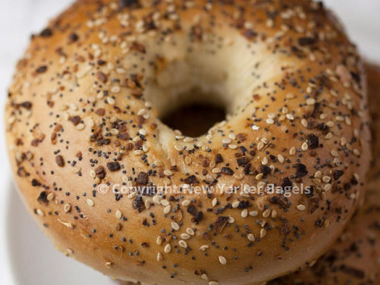 Close Up Everything Bagels