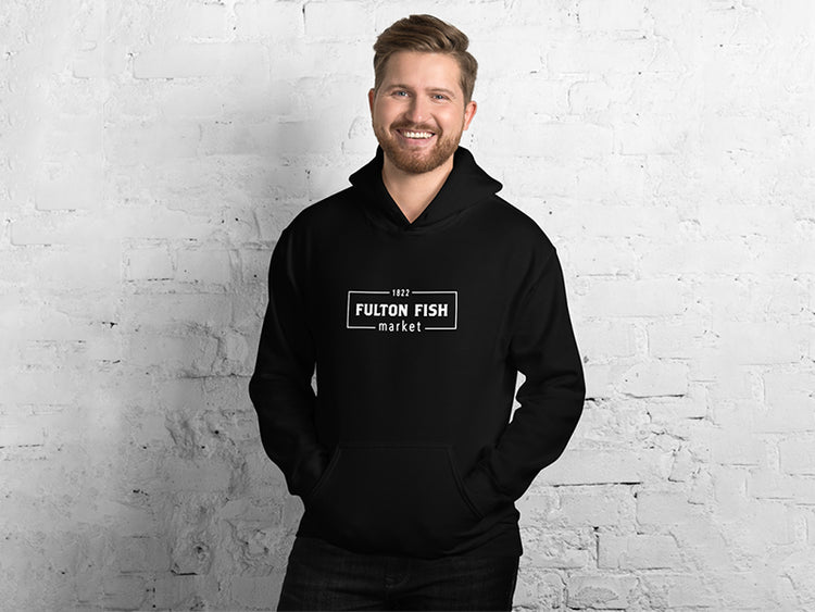 Fulton Fish Market Hooded Sweatshirt - Black