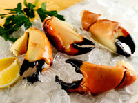 Large Stone Craw Claws on Ice with Lemon and Herbs