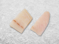 Pacific Halibut Portions on Ice