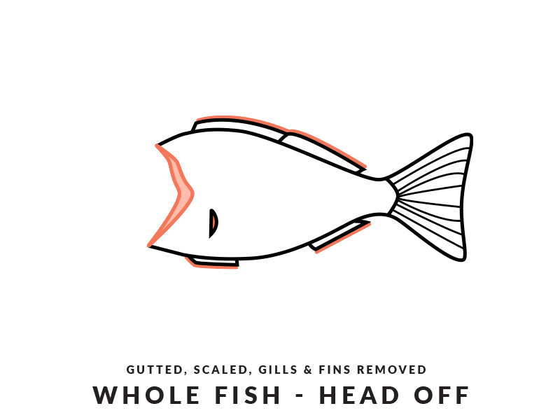 Whole Fish Head Off