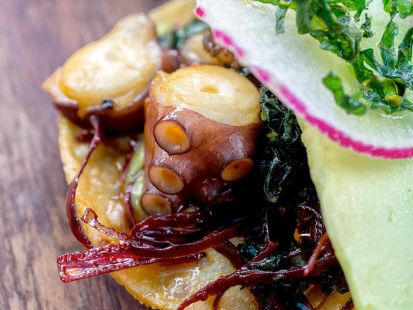 Grilled Octopus Tacos