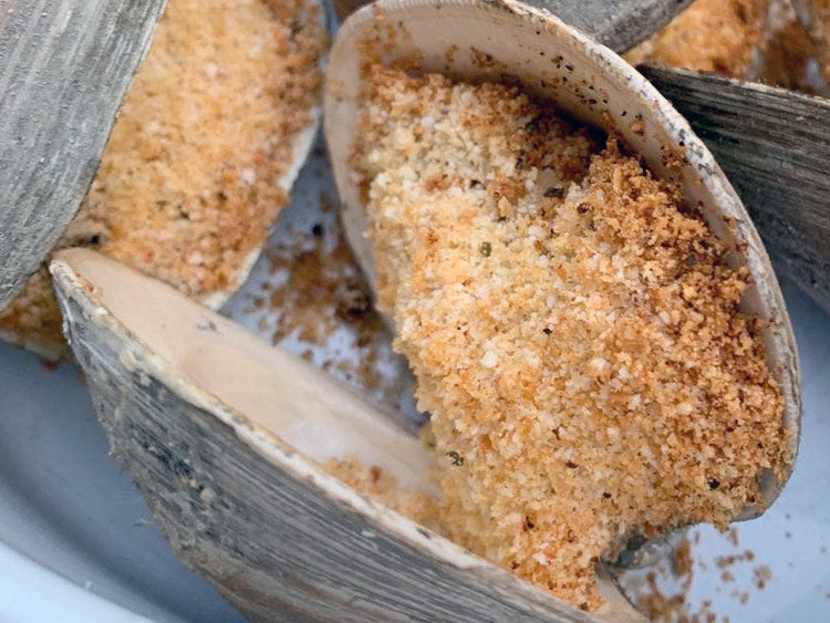 Grilled Stuffed Clams